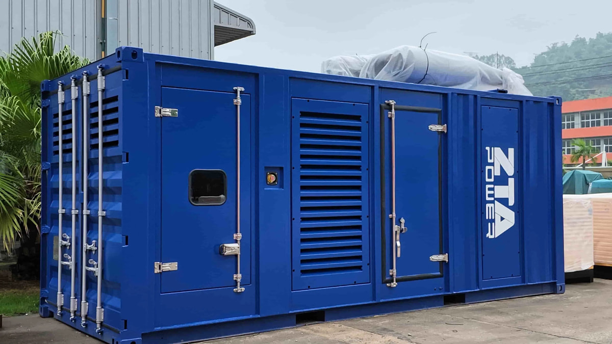20FT Silent Container Blue Color