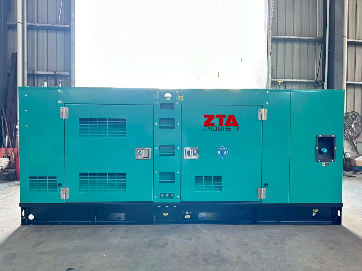 Green Cummins Silent Generator Set